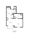 E3 ANSI Floor Plan E3 ANSI Floor Plan 673 Sq.Ft. at Alta Grand Crossing, Grand Prairie